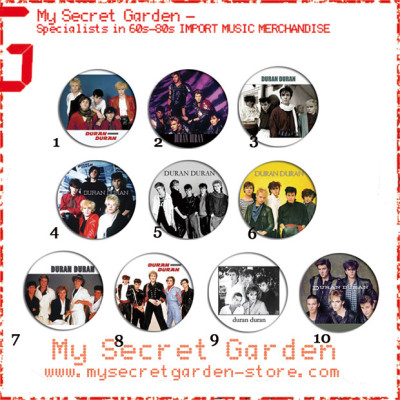 Duran Duran- 80's Portrait Pinback Button Badge Set 1a or 1b ( or Hair Ties / 4.4 cm Badge / Magnet / Keychain Set )